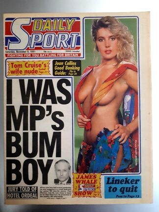 Daily Sport 1991 November 9