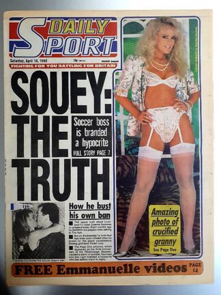 Daily Sport 1992 April 18